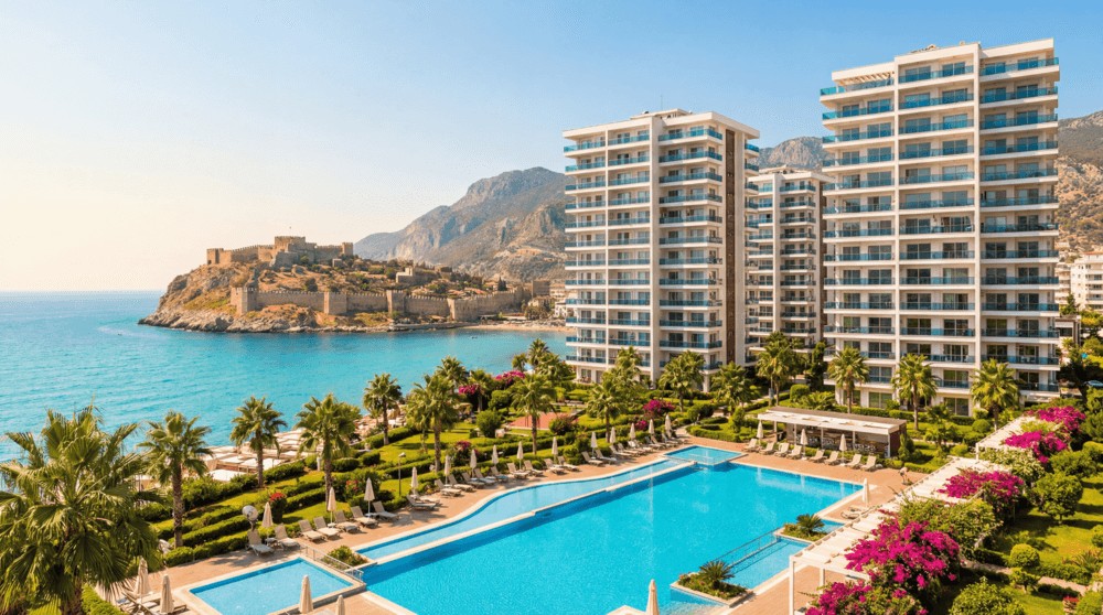 турецкая недвижимость на берегу Средиземного моря