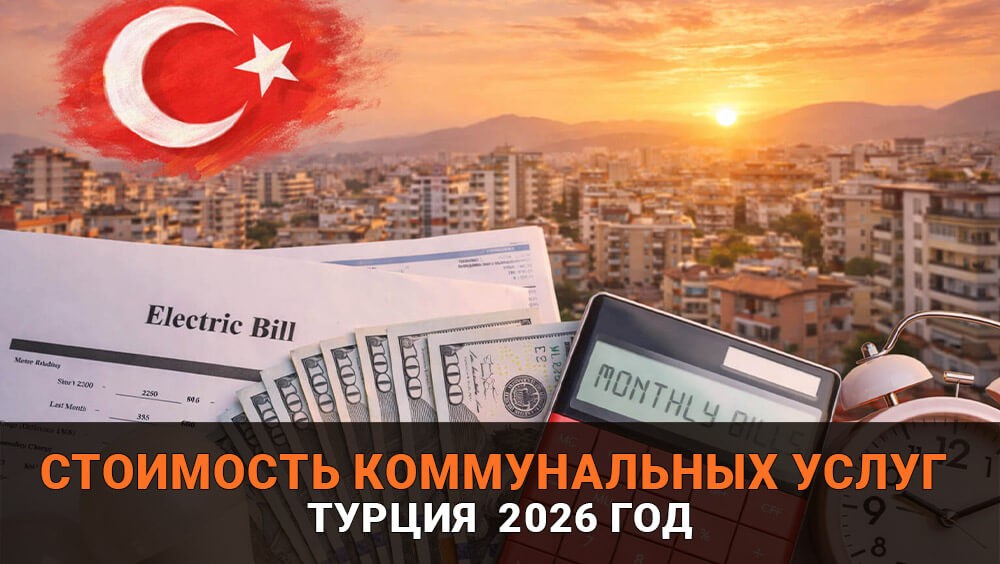 Стоимость коммунальных услуг в Турции