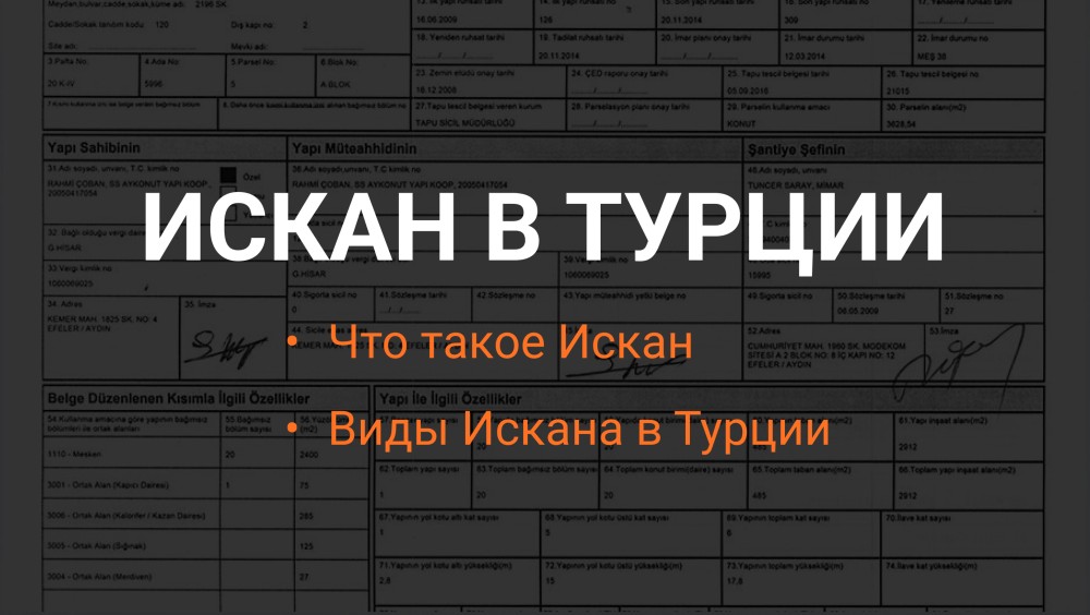 Искан в Турции - Обложка статьи